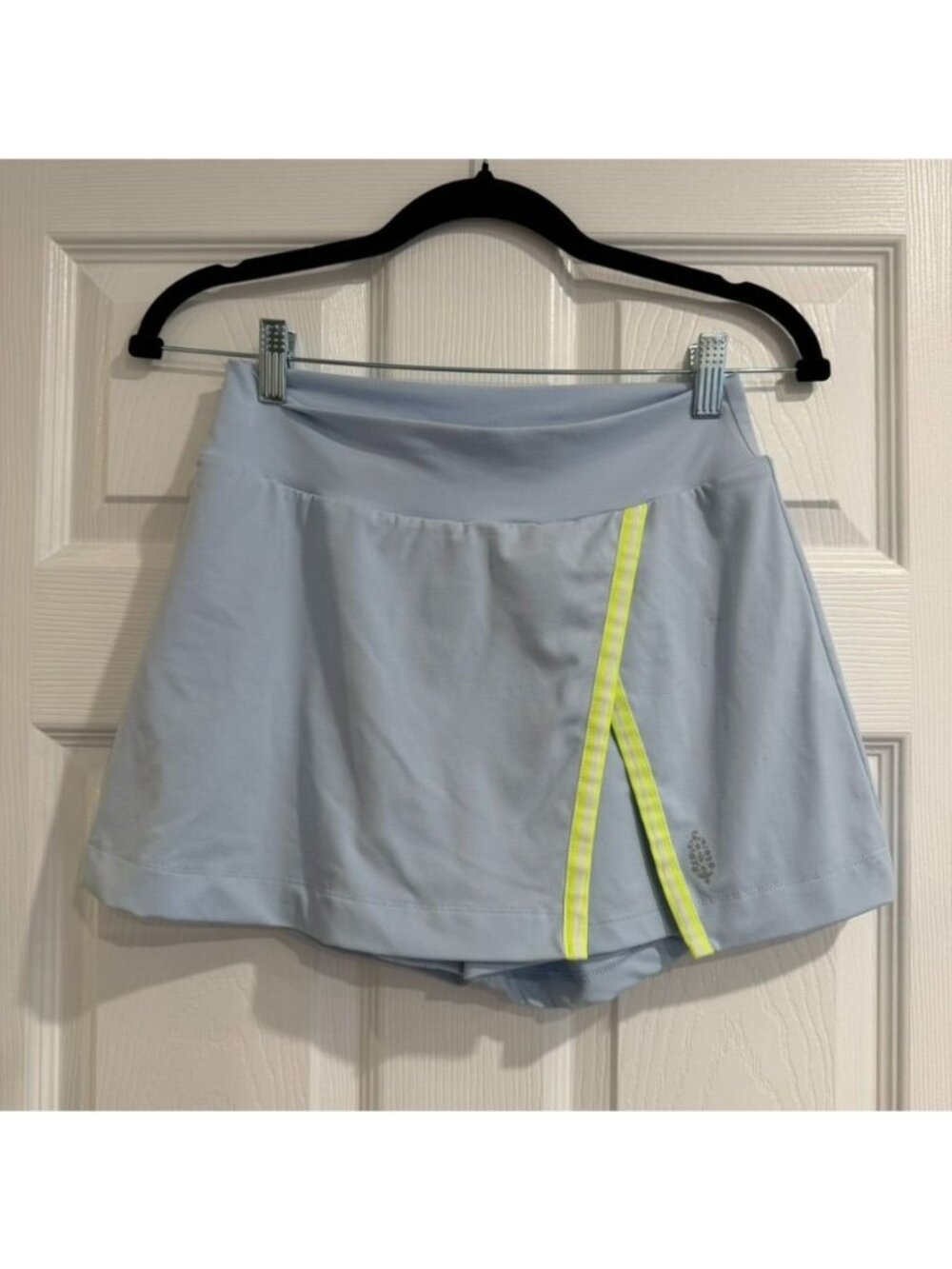 Free People FP Movement Blue Wrap Skort Size Medium Sporty Preppy